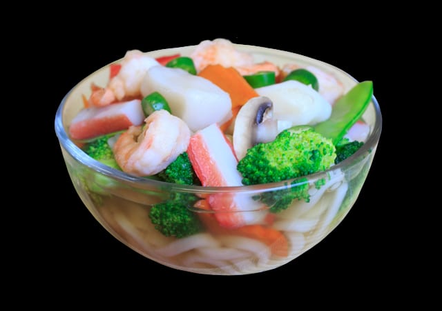 Seafood Udon.